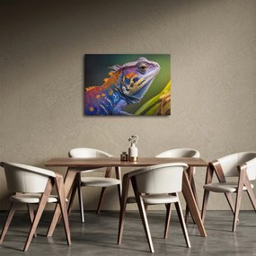 Obraz - Sfarbený leguán (70x50 cm)