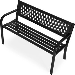 MultiGarden Záhradná lavička s ažurovým operadlom 120x50 cm MultiGarden