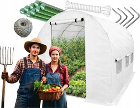 TRENDIE Fóliovník 2,5x4m biely PREMIUM