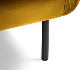 Zamatová trojmiestna pohovka Vienna 200 × 92 × 95 cm
