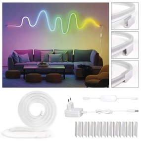 RGBIC LED Stmievateľný pásik GoSmart LED/24W/230V 3 m Wi-Fi Tuya