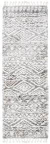Kusový koberec shaggy Acama sivý atyp 70x300cm