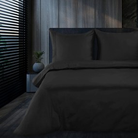 MAKOSATÉNOVÉ OBLIEČKY EVA MINGE ELEGANT1B 200X220 CM, 2 KS 70X80 CM ČIERNE
