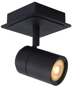 Lucide 26958/05/30 LENNERT - Stropné bodové osvetlenie kúpeľne - LED stmievatelná - GU10 - 1x5W 3000K - IP44 - čierna