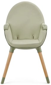 KINDERKRAFT - Detská jedálenská stolička 2v1 FINI2 buk/zelená