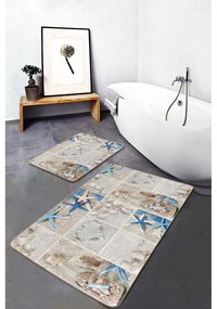 Béžové kúpeľňové predložky v súprave 2 ks 60x100 cm – Mila Home