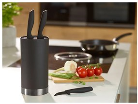 Echtwerk Súprava kuchynských nožov, 4-dielna (čierna matná)  (100343363)