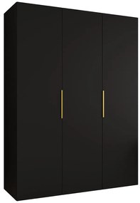 Skriňa Marbella I 150 čierna/zlatá