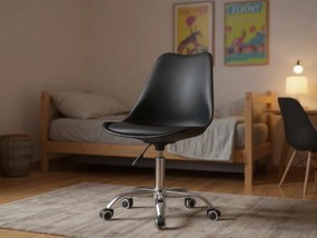 Čierna kancelárska stolička PANSY