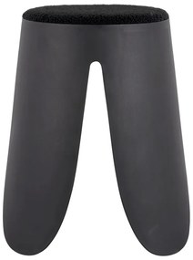 Čierna plastová stolička Savor – Leitmotiv