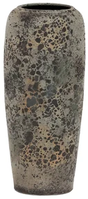 Autronic - Váza keramická - výška 60 cm, zaoblená, šedo-černá - VZ9212-S NOVINKA