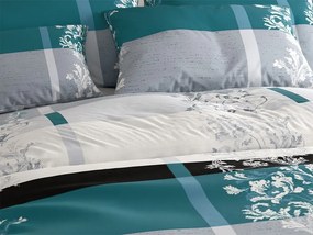 Polybavlnené obliečky LUXURY tyrkysové Rozmer obliečky: 2 ks 70 x 90 cm | 200 x 220 cm