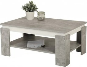 Sconto Konferenčný stolík TIM II betón/biela