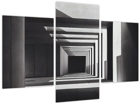Obraz - Štvorcový tunel (90x60 cm)