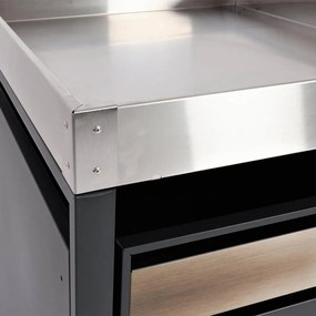 Prístrešok na smetiaku J81 so záhonom