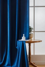 Kráľovsky modrý zatemňovací záves VELVET 140x250 cm Zavesenie: Riasiaca páska