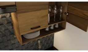 Kuchynská linka JUNE 180 cm dub