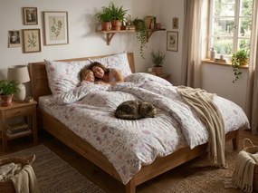 Obliečky z Renforcé bavlny FLORENO biele Rozmer obliečky: 70 x 90 cm | 140 x 200 cm