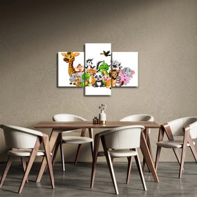 Obraz zvieratiek (90x60 cm)