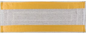 Krémovobiele bavlnené nášľapy na schody v súprave 16 ks 25x65 cm Tablo Krem – Vitaus