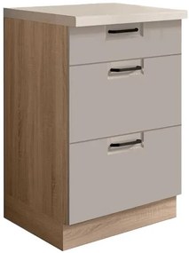 Skrinka do kuchyne Favorit 9d Sonoma/Latte