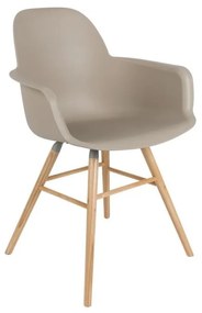 Béžové jedálenské stoličky v súprave 2 ks Albert – Zuiver