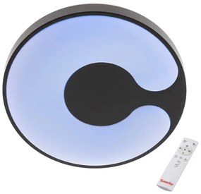 Redo 05-927 - LED RGBW stropné svietidlo BIGSI LED/48W/230V priemer 50 cm čierne + DO