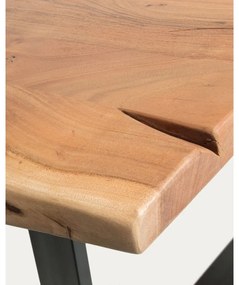 Jedálenský stôl s doskou z akácie v prírodnej farbe 90x180 cm Alaia – Kave Home