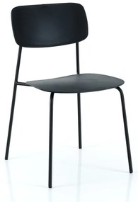 Čierne jedálenské stoličky v súprave 2 ks Primary - Tomasucci