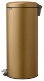 Nášľapný oceľový odpadkový kôš v mosadznej farbe 30 l NewIcon – Brabantia