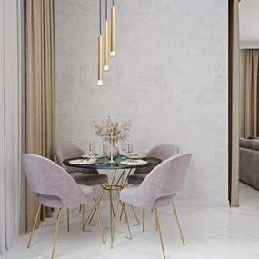 Rabalux 72359 - Luster na lanku RAMIRA 3xG9/5W/230V zlatá