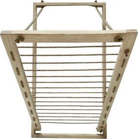 Sušiak na stenu - drevený, úzky, svetlý