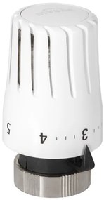 Invena Mini 2 PROV, termostatická hlavica na vykurovacie teleso M30×1,5, biela, INV-CD-74-015-X