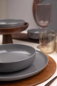 Porcelánová jídelní sada 12 ks Mod antracit