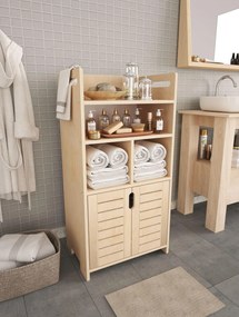 Kúpeľňová skrinka Porluntto 1 (breza). Akcia -15%. Vlastná spoľahlivá doprava až k Vám domov. 1124234
