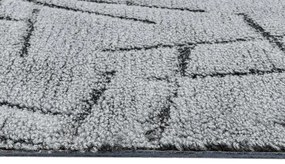 Koberce Breno Metrážny koberec NICOSIA 93, šíře role 500 cm, sivá, viacfarebná