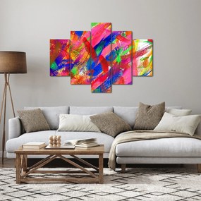 Obraz - Farebná abstrakcia (150x105 cm)
