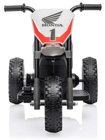 Baby Mix Detská elektrická motorka Honda CRF 450R, sivá