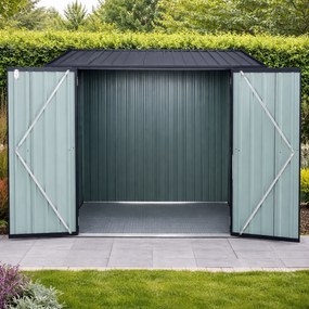 Záhradný domček BestBerg ZS-F6A / 3,3 m² / 152 x 217 x 194 cm / antracitová