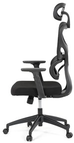 Autronic BONTEC Kancelárska stolička, hojdací mechanizmus, čierna, KA-K2080 BK Farba: Šedá