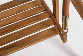 Drevená záhradná hojdačka v prírodnej farbe Noemi – Bizzotto