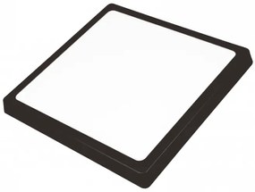 ECOLIGHT Prisadený LED panel 6W čierny - neutrálna biela