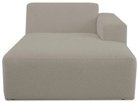 Svetlohnedý modul pohovky z textílie buklé (pravý roh) Roxy – Scandic