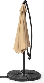 Čierny podstavec na slnečník Bonami Essentials, ø 100 cm