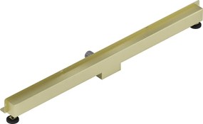 Mexen Flat Wall, sprchový žľab na stenu 2v1, 110 cm, zlatá matná, 1A30110