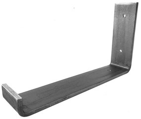 Polička Lam009 Black and Walnut
