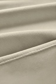 Velúrový záves SOFT VELVET krémový na riasiacu pásku Rozmer: 140x270 cm