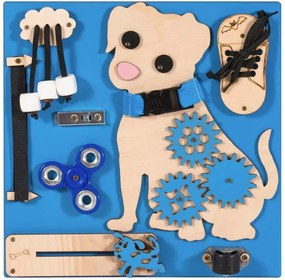 Interaktívna detská tabuľa - Psík Hugo - modrá