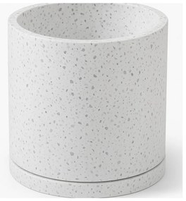 Súprava 2 bielych kvetináčov Bonami Selection Terrazzo, ø 26 cm