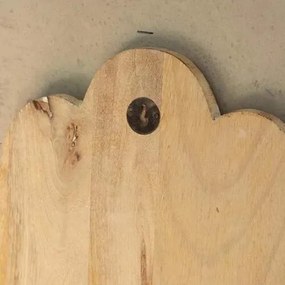 Dekorácia na stenu Hamsa 52cm drevená